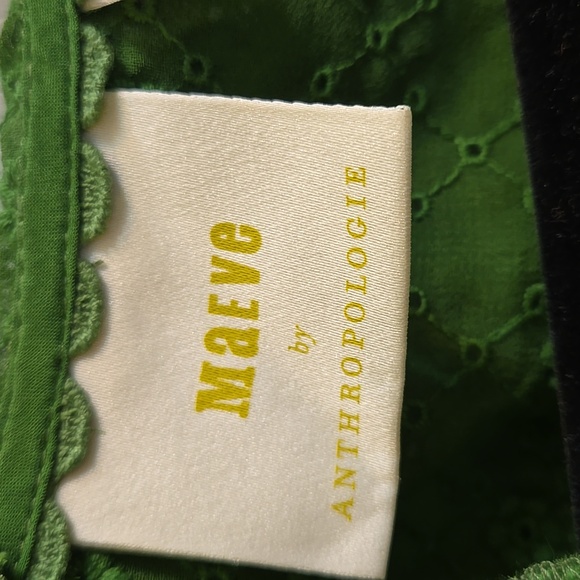 Anthropologie Maeve Laila Ruffle Wrap Long Sleeve Wrap Blouse NWT - Picture 8 of 9